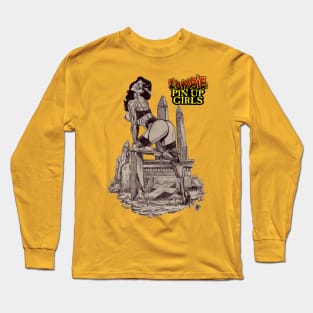 Zombie Pinup Divas : Grave Girl Long Sleeve T-Shirt